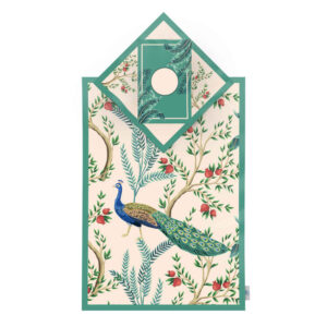 Islamische Gebetsmatte Samt-Sajadah Leichtgewicht mit Vogel- und Blumendesign