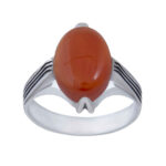 Persischer Agate Silberring für Männer Elegance Sima