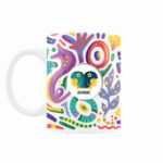 Persische Keramik-Kaffeetasse mit Sternzeichen-Motiv Khordad