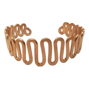 Kupferarmband – Schwungvolles Marpich Design