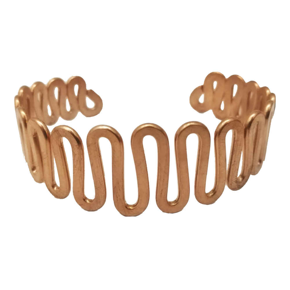 Kupferarmband – Schwungvolles Marpich Design