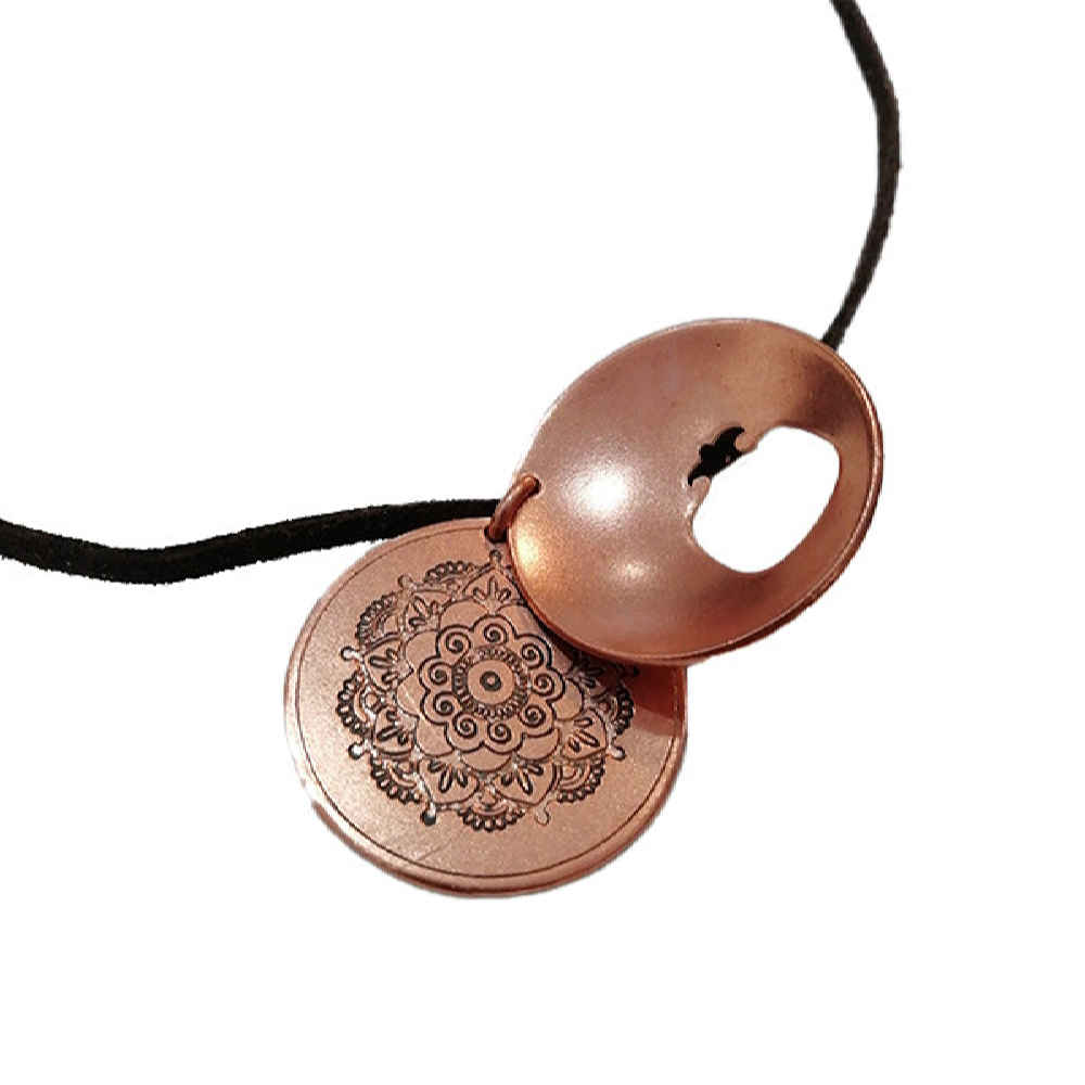 Persische Kupfer-Halskette Künstlerisch – Anar