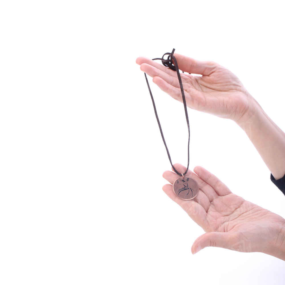 Persische Kupfer-Halskette Minimalistisch – Raghs Sama