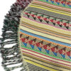 Authentischer persischer Jajim flachgewebter gestreifter Teppich Arya