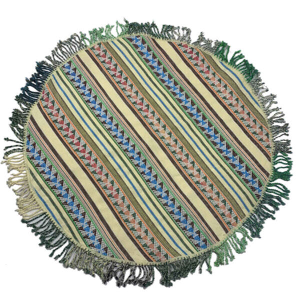 Authentischer persischer Jajim flachgewebter gestreifter Teppich Razeghi