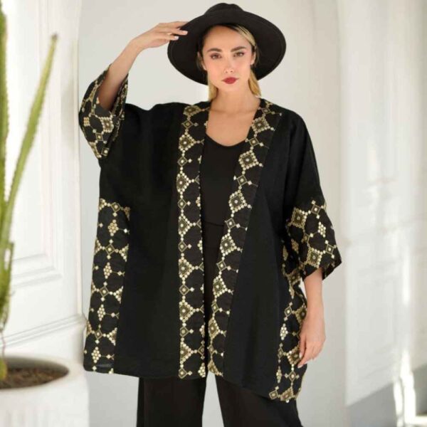 Persisches Damen-Manto „Elika“ – zeitlose Eleganz mit einem Hauch moderner Raffinesse