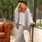 Elegantes Persisches Manto „Pooneh“ im traditionellen Stil