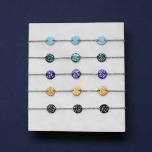 Persische Minakari Fußkette Modell Rokh