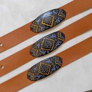 Leder- und Kupferarmband Minakari – Künstlerisch Maral