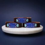 Leder- und Kupferarmband Minakari – Künstlerisch Yavar