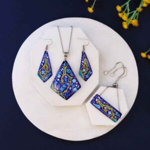 Persisches Minakari Schmuckset Modell Arghavan