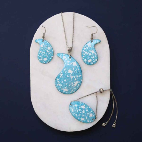 Persisches Minakari Schmuckset Modell Darya