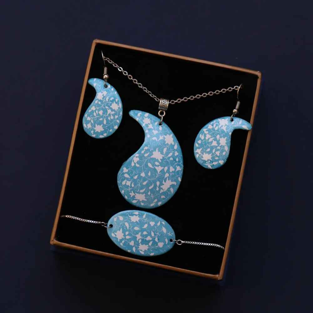 Persisches Minakari Schmuckset Modell Darya