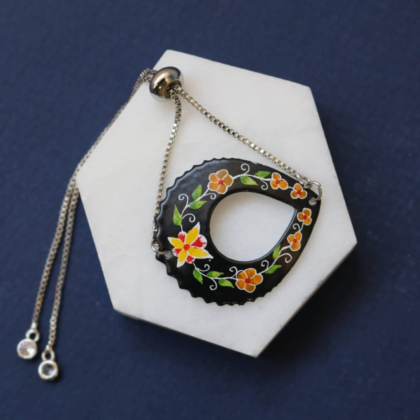 Persisches Minakari Schmuckset Modell Mahfar