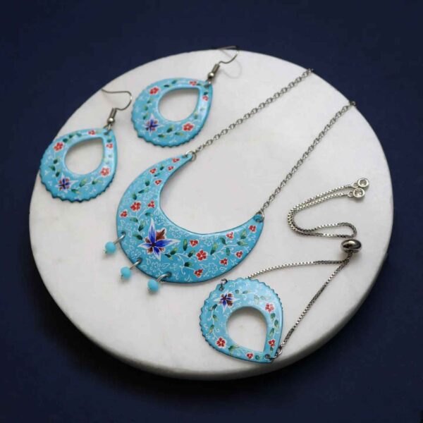 Persisches Minakari Schmuckset Modell Nil