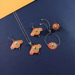 Persisches Minakari Schmuckset Modell Paeez