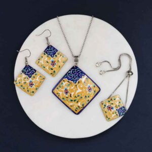 Persisches Minakari Schmuckset Modell Roshanak