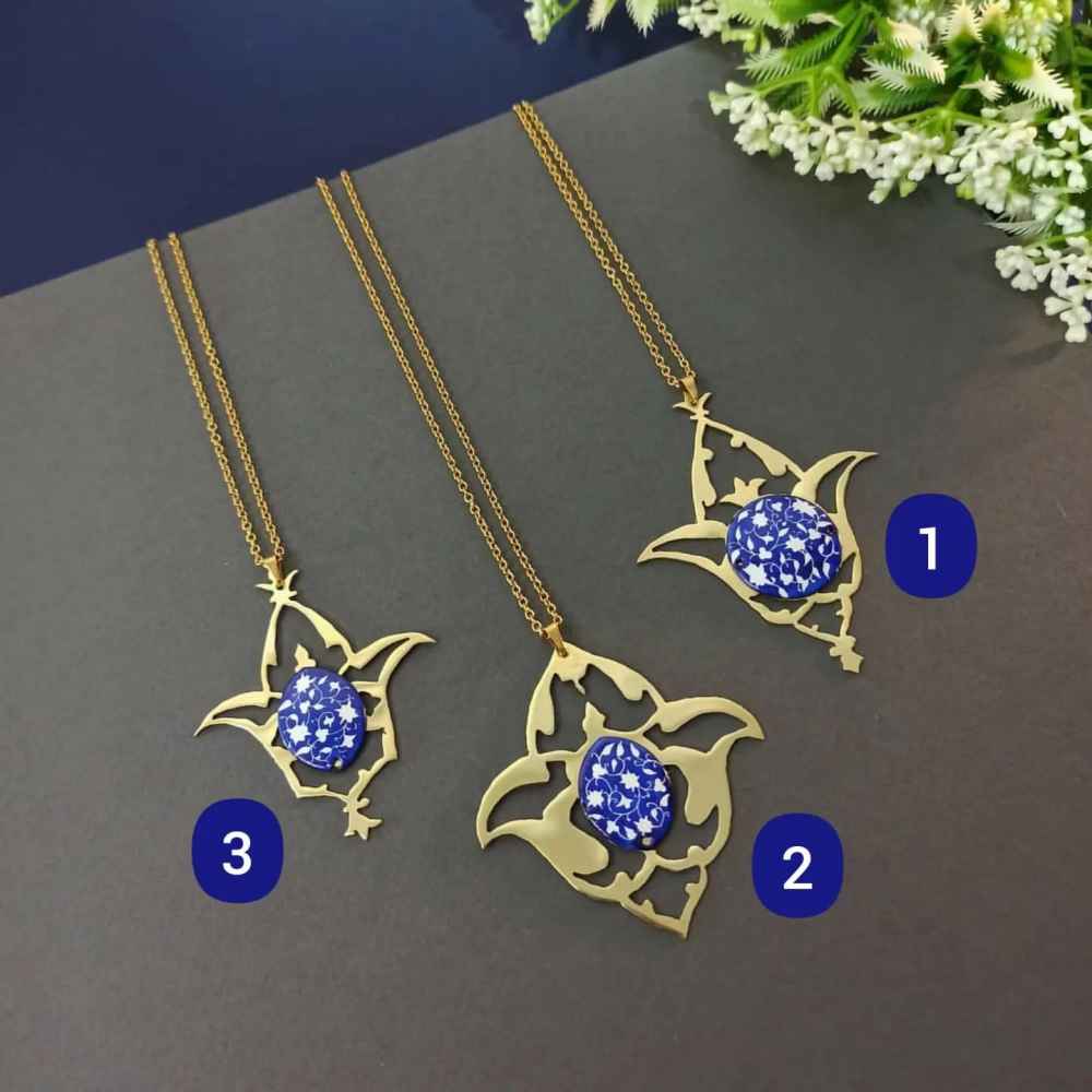 Persische Minakari-Halskette Modell Moshabak