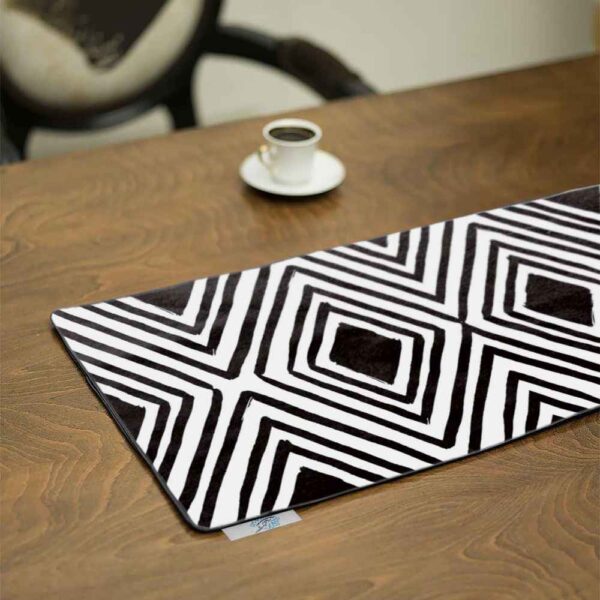 Persische Eleganz Samt Tischläufer Modell Modern