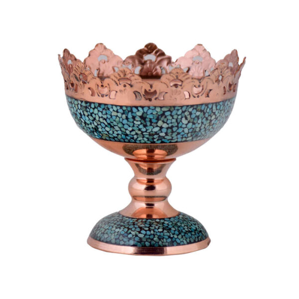 Dekoschale Persisch Handgefertigte Türkis-Einlage Ronika