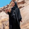 Elegante Schmetterlings-Abaya für Frauen – Weicher Stoff & Einzigartiges Design