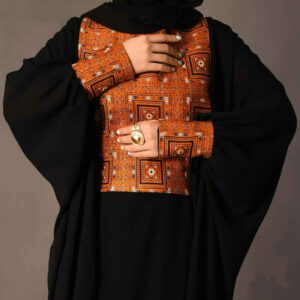 Elegante Schmetterlings-Abaya für Frauen – Inspirierte mit Luftigen Ärmeln