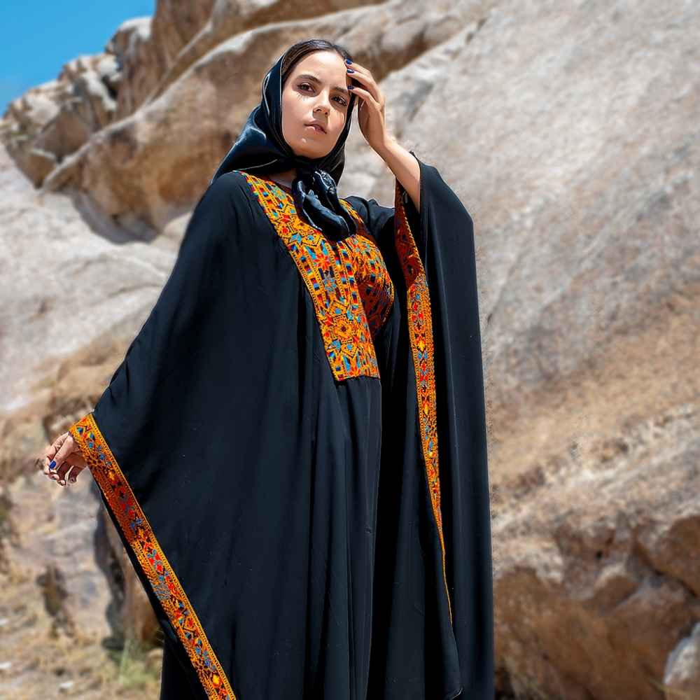 Elegante Schmetterlings-Abaya für Frauen – Inspirierte mit Weichem Stoff