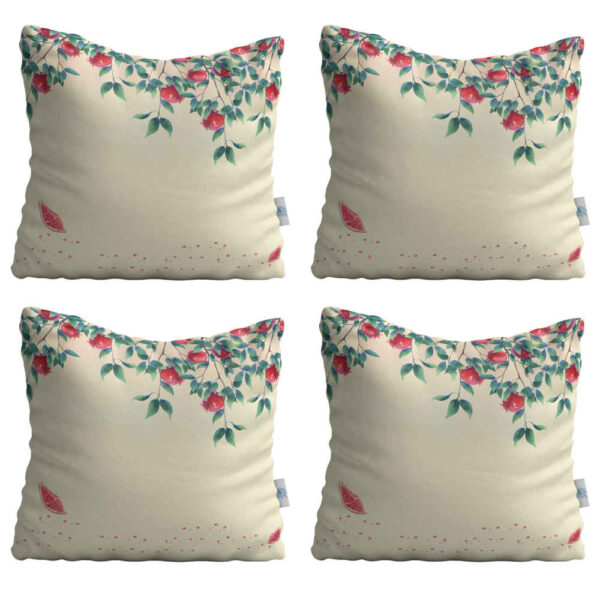 Samt Kissen Set - Baharan Design (Set von 4)