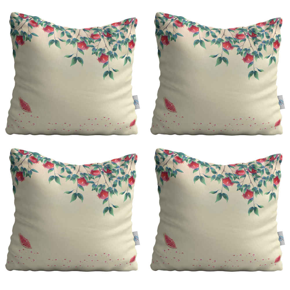 Samt Kissen Set - Baharan Design (Set von 4)