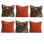 Persisches Samt Kissen Set – Negar Design (Set von 6)