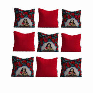 Persisches Samt Kissen Set – Anar Design (Set von 9)