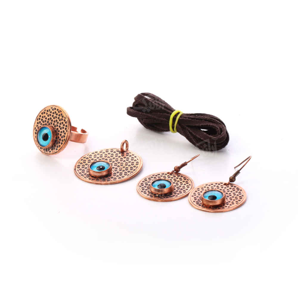 Kupferschmuckset Modell Cheshm Nazar