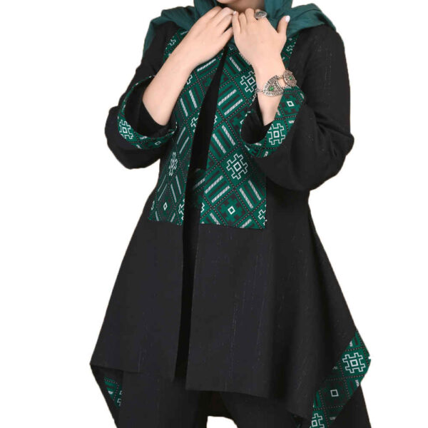 Set aus persischem Manto und Hose – Modell Zarin Elegante Kombination im traditionellen Desig