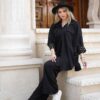 Set aus persischem Manto und Hose – Modell „Tiara“: Elegante Kombination aus traditionellem Design