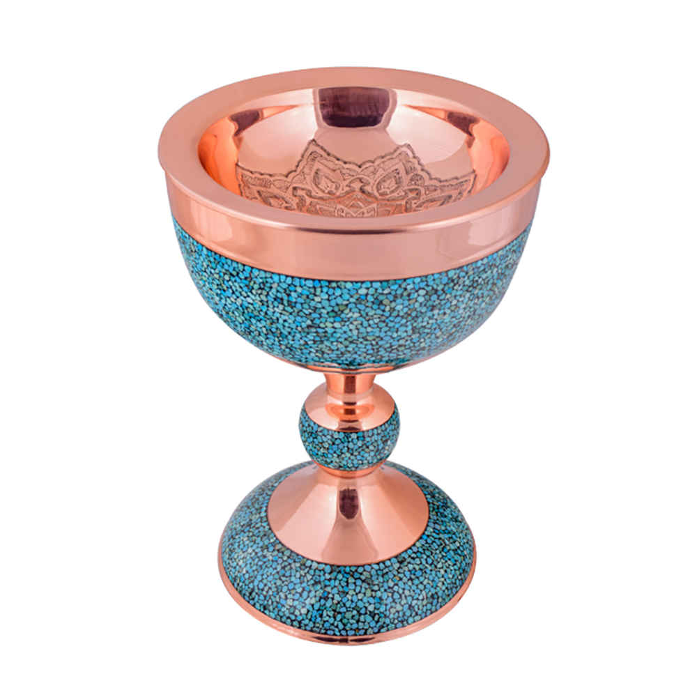 Dekoschale Persisch Handgefertigte Türkis-Einlage Tara