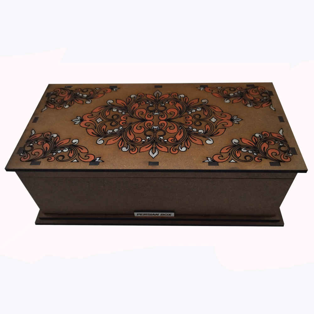 Holz-Nuss-Organizer-Box Modell Salva