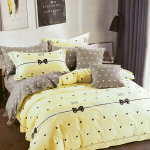 4-teiliges Bettwäsche-Set für Einzelbett – Papion