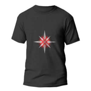 Eisenrot Grafik T-Shirt – Modell Iron Red | Auffälliges Kunstshirt