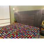 Baumwoll-Crochet-Bettüberwurf – Afghanischer Stil, Bunte Decke – Armita