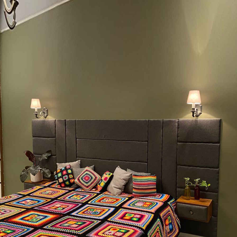 Baumwoll-Crochet-Bettüberwurf – Moderner Afghanischer Stil, Bunte Decke – Taban