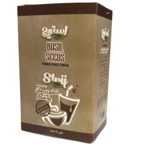 Iranisches Instant-Getränkepulver – Basilikumsamen & Zucker, 15 Stück (3 Packungen)
