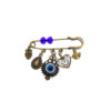 Evil Eye Safety Pin Brooch – Stylishes Schutz-Accessoire