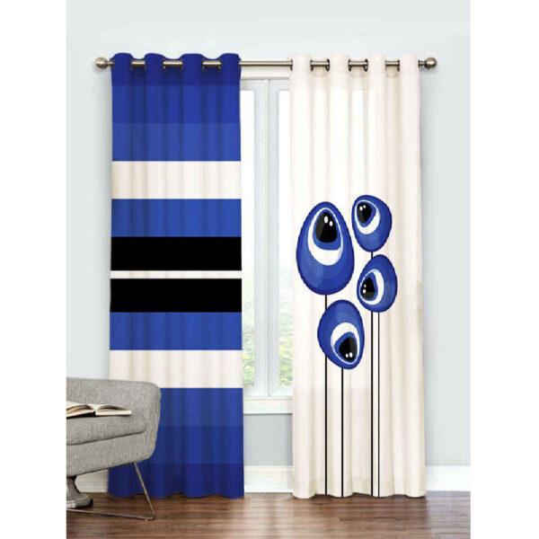 Gedruckter Samt Ösenvorhang – Cheshm Nazar