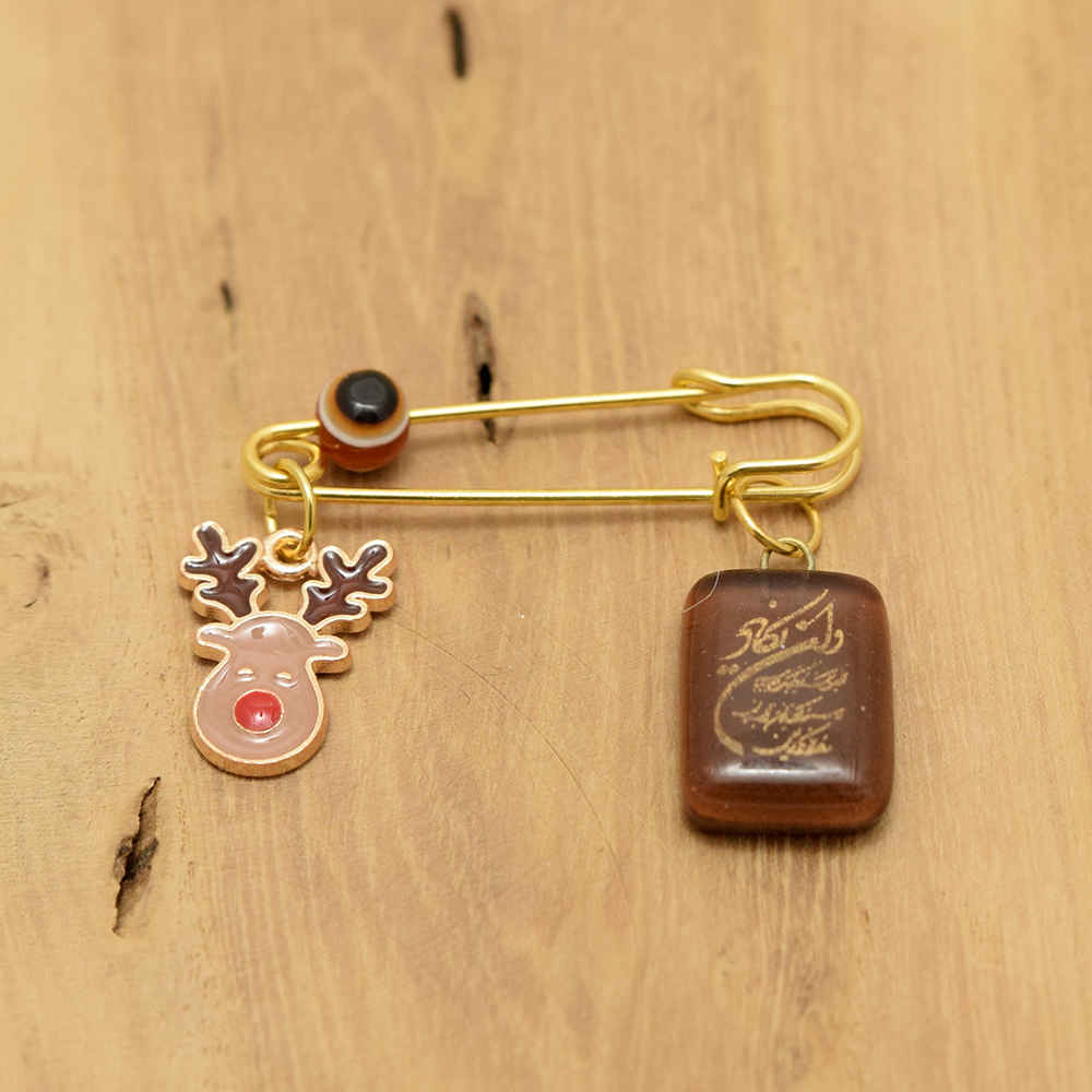 Islamische Sicherheitsnadel-Brosche für Kinder Reh