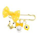 Safety Pin Brooch für Kinder – Prinzessin-Design für magischen Schutz