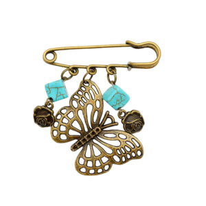 Moderne Butterfly Sicherheitsnadel-Brosche – Elegant und einzigartig