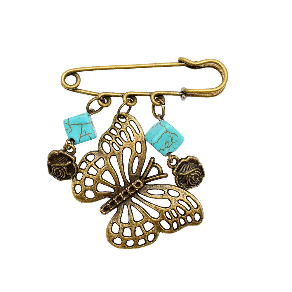 Moderne Butterfly Sicherheitsnadel-Brosche – Elegant und einzigartig