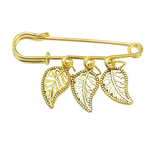 Safety Pin Brooch – Natur-inspiriertes Accessoire