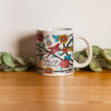 Persische Keramik Kaffeetasse - Saadi Gedicht