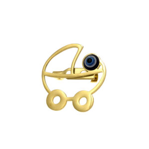 Safety Pin Brooch für Kinder – Wiegen-Design für Neugeborene